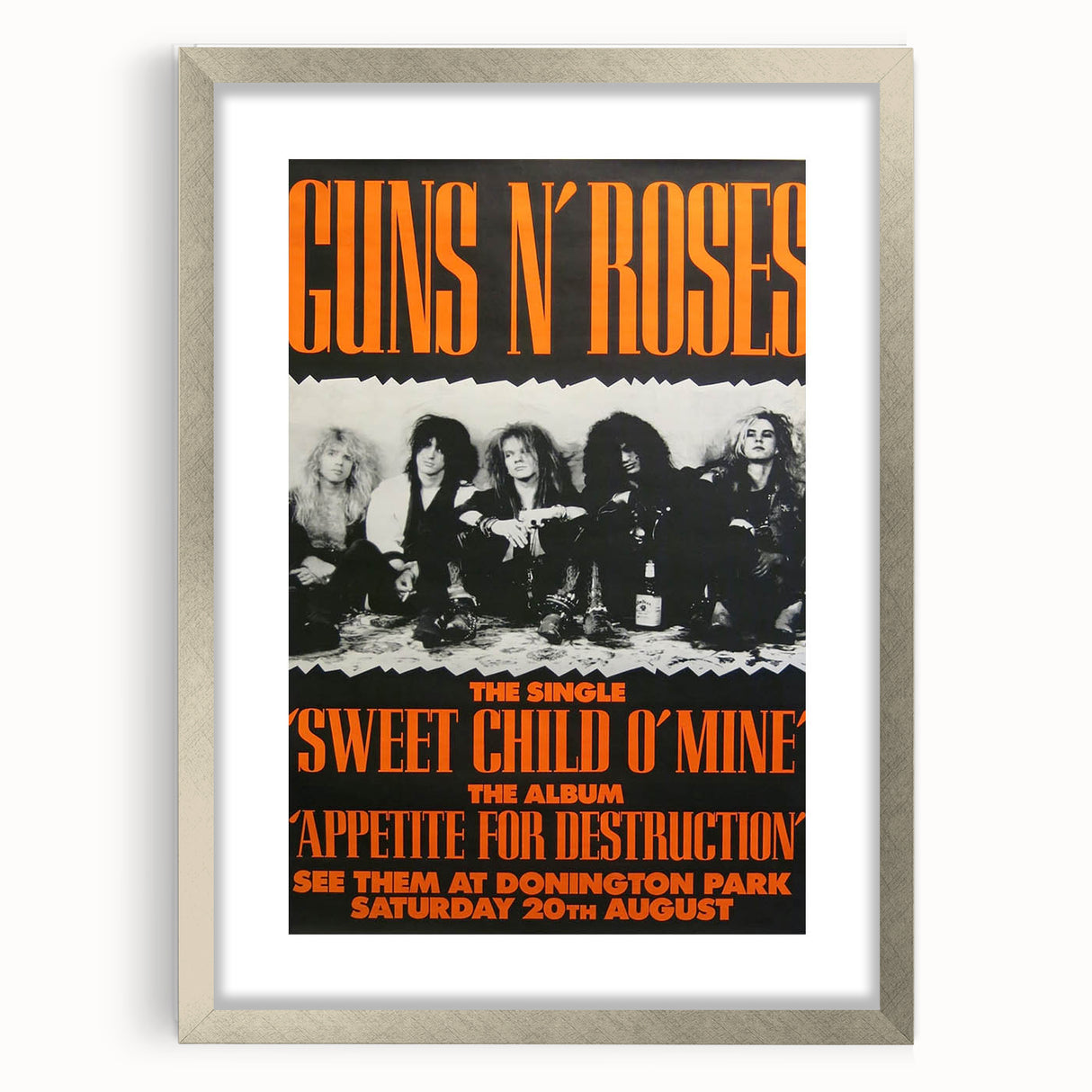 Guns N' Roses Retro Wall Art – Vintage Prints for Classic Rock Fans
