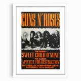 Guns N' Roses Retro Wall Art – Vintage Prints for Classic Rock Fans