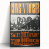 Guns N' Roses Retro Wall Art – Vintage Prints for Classic Rock Fans