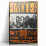 Guns N' Roses Retro Wall Art – Vintage Prints for Classic Rock Fans