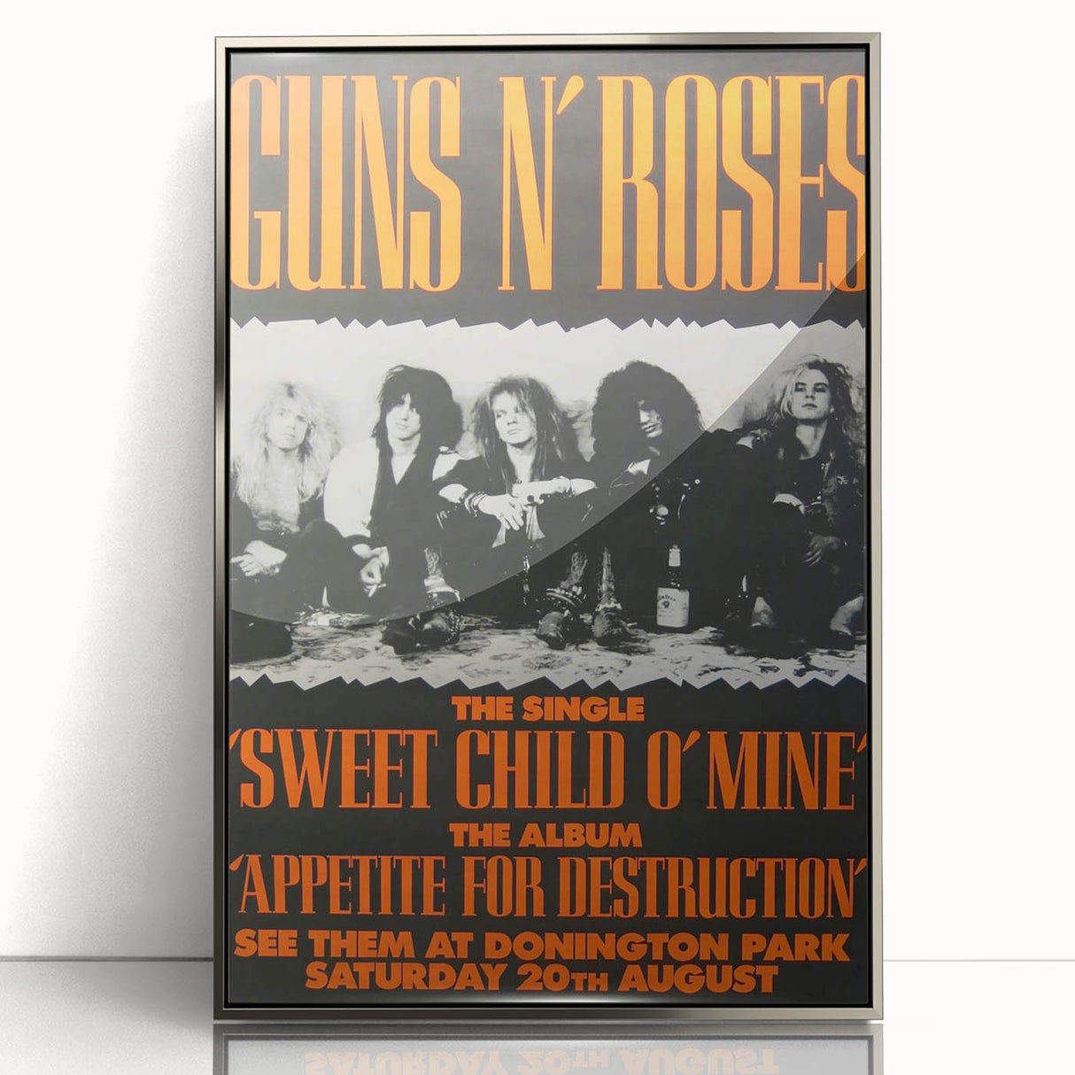 Guns N' Roses Retro Wall Art – Vintage Prints for Classic Rock Fans