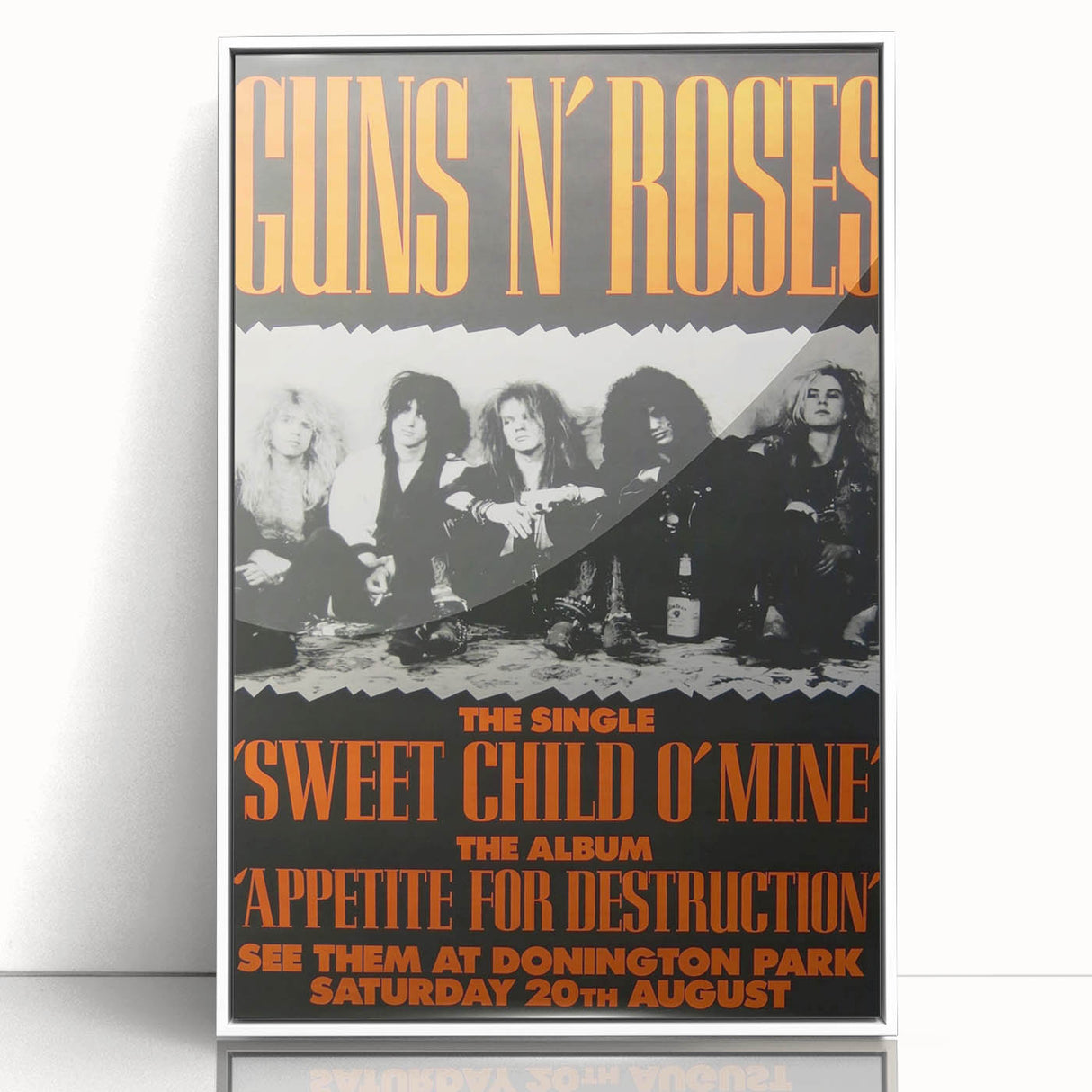 Guns N' Roses Retro Wall Art – Vintage Prints for Classic Rock Fans