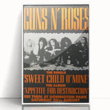 Guns N' Roses Retro Wall Art – Vintage Prints for Classic Rock Fans