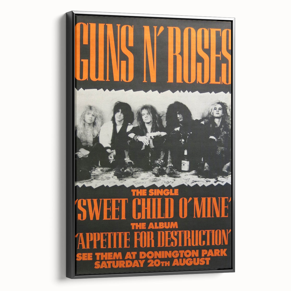 Guns N' Roses Retro Wall Art – Vintage Prints for Classic Rock Fans