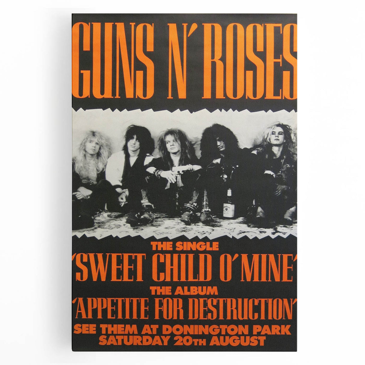 Guns N' Roses Retro Wall Art – Vintage Prints for Classic Rock Fans