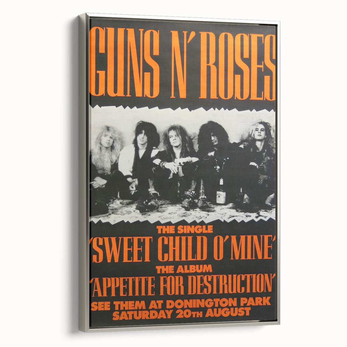 Guns N' Roses Retro Wall Art – Vintage Prints for Classic Rock Fans