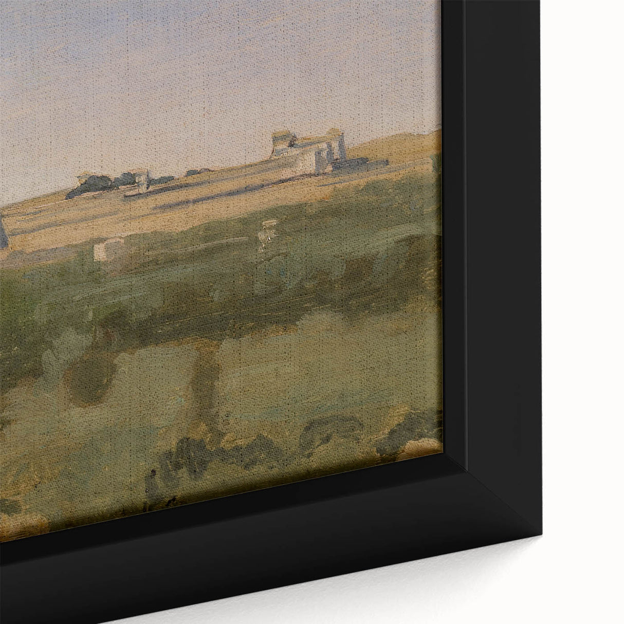 Realism Art Prints - View of Rome from Monte Pincio Landscape Canvas