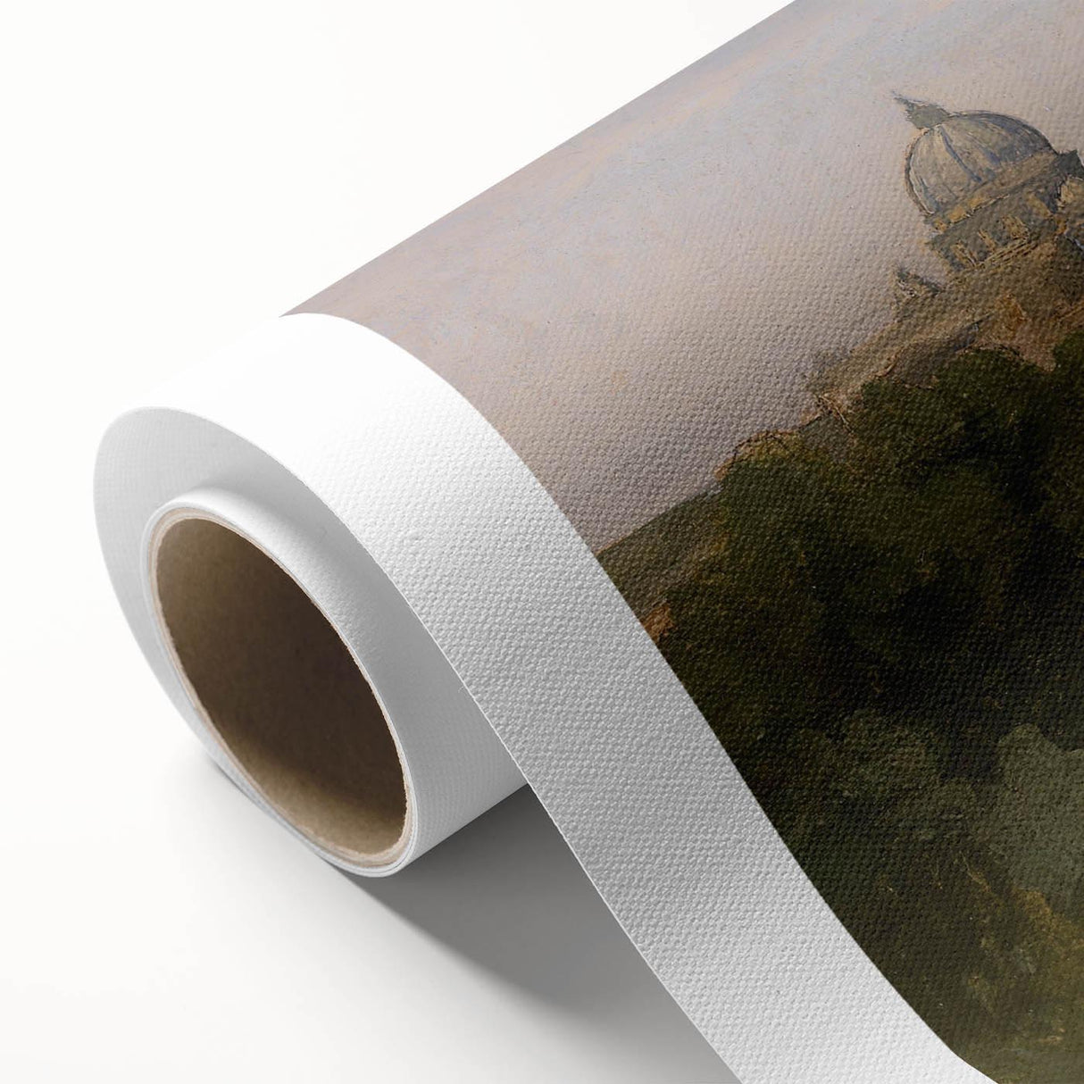 Realism Art Prints - View of Rome from Monte Pincio Landscape Canvas