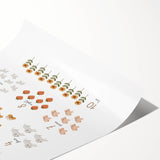 Numbers and Shapes Wall Art - Farm-Themed Counting Poster