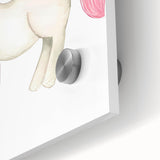 Nursery Wall Art – Elegant Pink Unicorn Illustration for Kids