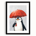 Charming Penguin Nursery Wall Art - Kids Room Prints & Decor