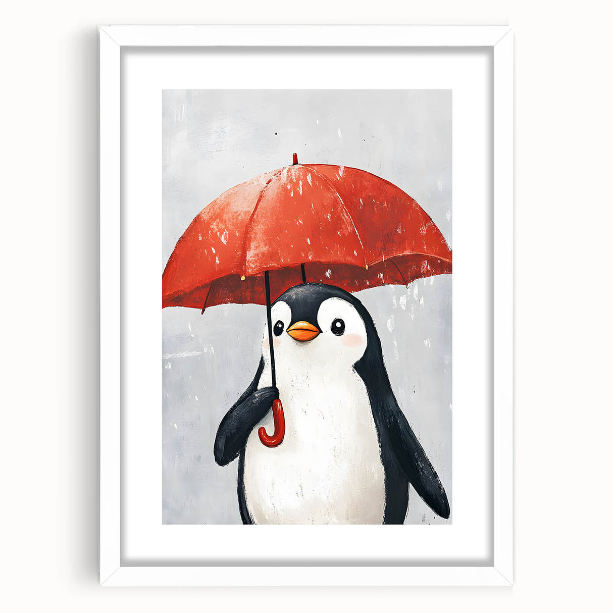 Charming Penguin Nursery Wall Art - Kids Room Prints & Decor