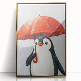 Charming Penguin Nursery Wall Art - Kids Room Prints & Decor