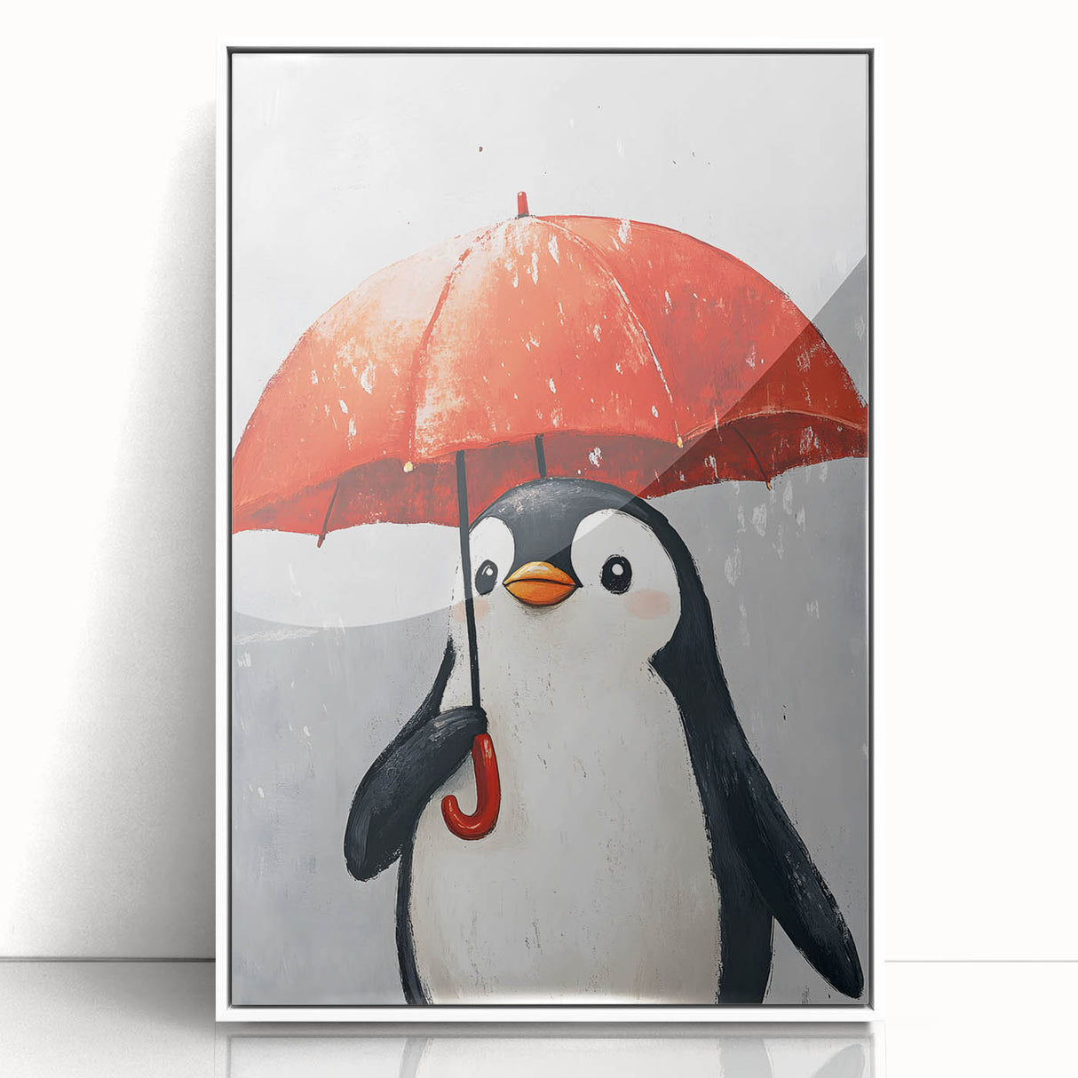 Charming Penguin Nursery Wall Art - Kids Room Prints & Decor