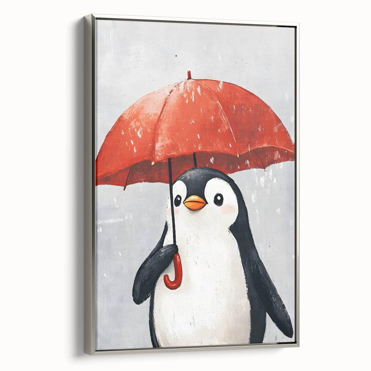 Charming Penguin Nursery Wall Art - Kids Room Prints & Decor