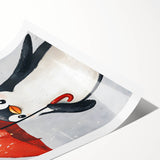 Charming Penguin Nursery Wall Art - Kids Room Prints & Decor