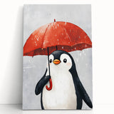 Charming Penguin Nursery Wall Art - Kids Room Prints & Decor