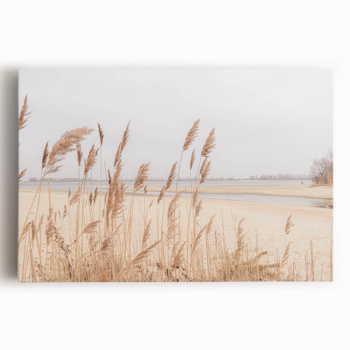 A large black and white canvas print of a summer-themed abstract design, suitable for kitchen wall art.