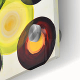 Vibrant Abstract Circles Living Room Wall Art – Modern Canvas