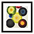 Vibrant Abstract Circles Living Room Wall Art – Modern Canvas