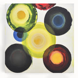 Vibrant Abstract Circles Living Room Wall Art – Modern Canvas
