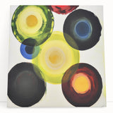 Vibrant Abstract Circles Living Room Wall Art – Modern Canvas