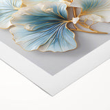 Abstract floral wall art on rolled canvas, showcasing vibrant colors and intricate patterns. Ideal for home decor, this art piece adds a modern touch to any space. Packaged securely in a cardboard tube for easy transport and display.