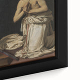 Baroque Art of Saint in Prayer with Crucifix - Classic Prints