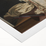 Baroque Art of Saint in Prayer with Crucifix - Classic Prints