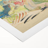 Man with a Dog - Light and Vibrant Expressionist Artwork by Weisz-Kubínčan