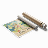 Man with a Dog - Light and Vibrant Expressionist Artwork by Weisz-Kubínčan