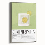 Landscape art painting on framed canvas featuring vibrant, colorful vintage poster art with black borders.