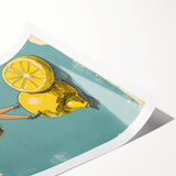 Extra large rolled print featuring line art flowers in subtle earth tones, ideal for large living room wall art.