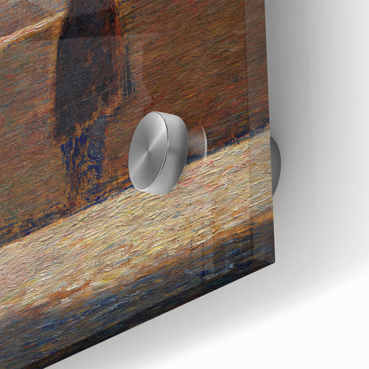 Impressionist Wall Art - Man Leaning on a Parapet - Seurat’s Reflective Art Print