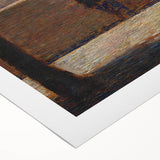 Impressionist Wall Art - Man Leaning on a Parapet - Seurat’s Reflective Art Print