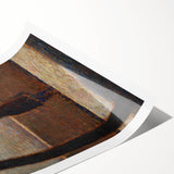 Impressionist Wall Art - Man Leaning on a Parapet - Seurat’s Reflective Art Print