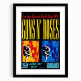 Guns N' Roses Retro Wall Art – Vintage Prints from 1992 Tour