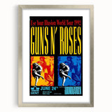 Guns N' Roses Retro Wall Art – Vintage Prints from 1992 Tour