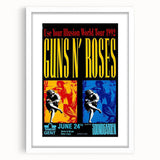 Guns N' Roses Retro Wall Art – Vintage Prints from 1992 Tour