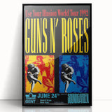 Guns N' Roses Retro Wall Art – Vintage Prints from 1992 Tour