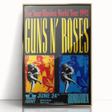 Guns N' Roses Retro Wall Art – Vintage Prints from 1992 Tour
