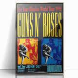 Guns N' Roses Retro Wall Art – Vintage Prints from 1992 Tour