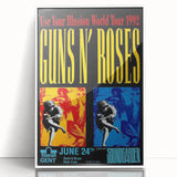 Guns N' Roses Retro Wall Art – Vintage Prints from 1992 Tour