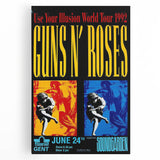 Guns N' Roses Retro Wall Art – Vintage Prints from 1992 Tour