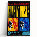 Guns N' Roses Retro Wall Art – Vintage Prints from 1992 Tour