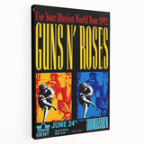 Guns N' Roses Retro Wall Art – Vintage Prints from 1992 Tour