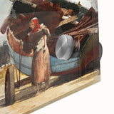 Realism Art Prints - Beach Scene, Cullercoats by Winslow Homer Coastal Art