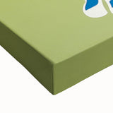 Playroom Wall Art – Bold Blue Striped Cat Illustration for Kids