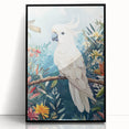 Elegant Cockatoo Nursery Wall Art - Kids Room Prints & Decor