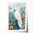 Elegant Cockatoo Nursery Wall Art - Kids Room Prints & Decor